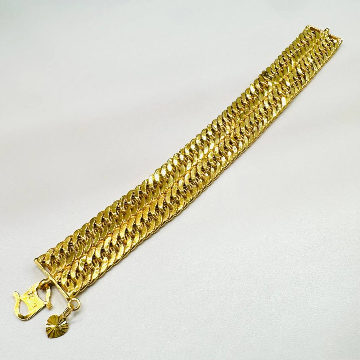 22k / 916 Gold 2 Row Lipan Bracelet with Elegant and Wide - Best Gold Shop 22k gold 22k gold bracelet 916 gold Bracelets