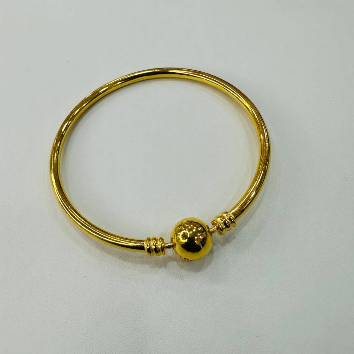 22K / 916 Gold Ball Shiny Bangle by Best Gold Shop - Best Gold Shop 22k gold 22k gold bangle 916 gold Bracelets