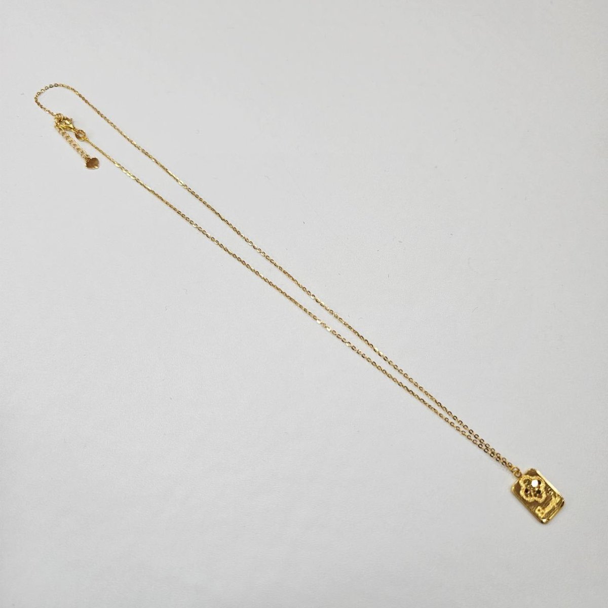 22k / 916 Gold Bar Pendant with Chain by Best Gold Shop - Best Gold Shop 22k gold 22k gold necklace 916 gold Necklaces