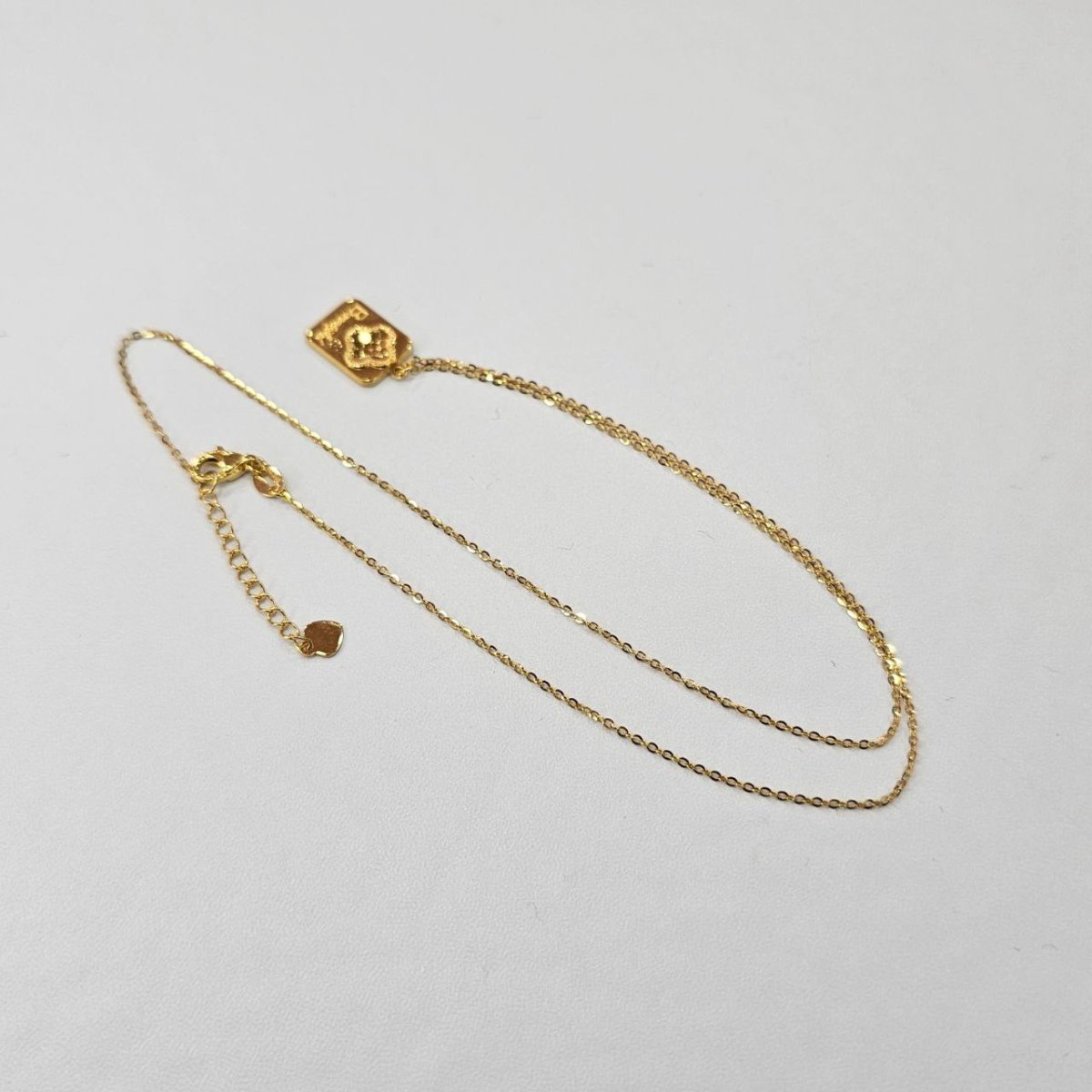 22k / 916 Gold Bar Pendant with Chain by Best Gold Shop - Best Gold Shop 22k gold 22k gold necklace 916 gold Necklaces