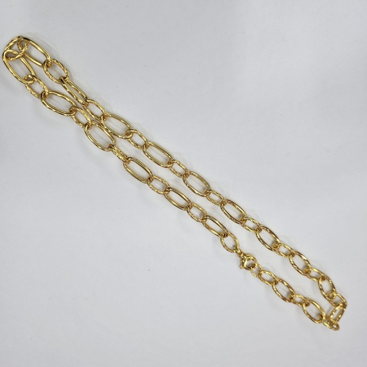 22k / 916 Gold Diamond Cutting Link Necklace by Best Gold Shop - Best Gold Shop 22k gold 22k gold chain 22k gold necklace Bracelets
