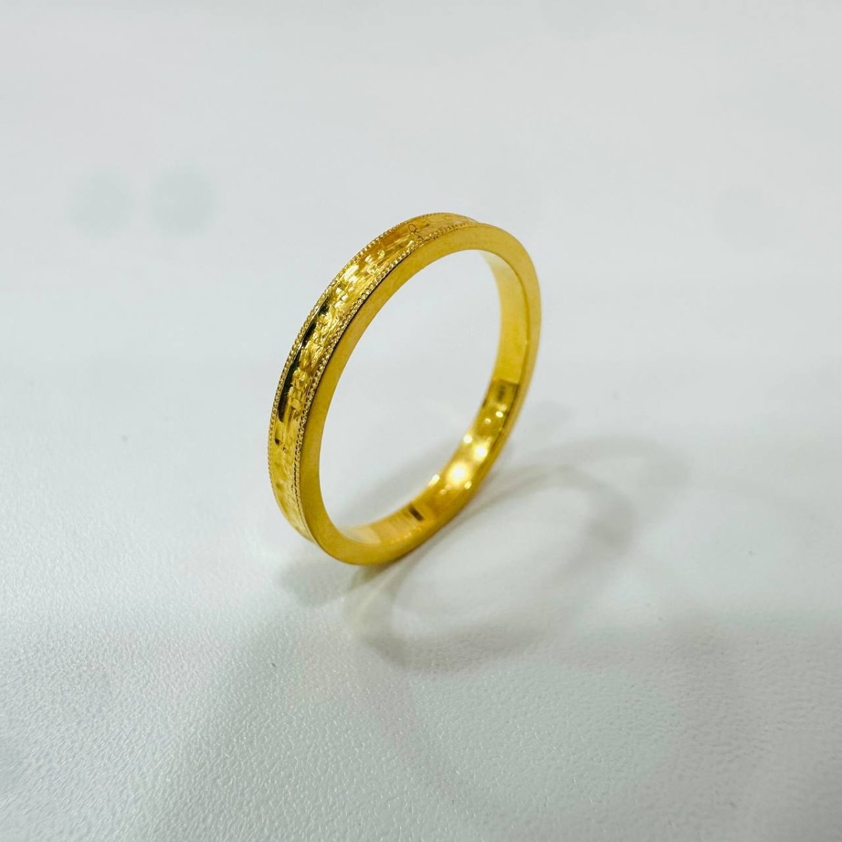 22k / 916 Gold Solid Crush Pinky Ring - Best Gold Shop 22k gold 22k gold ring 916 gold Rings