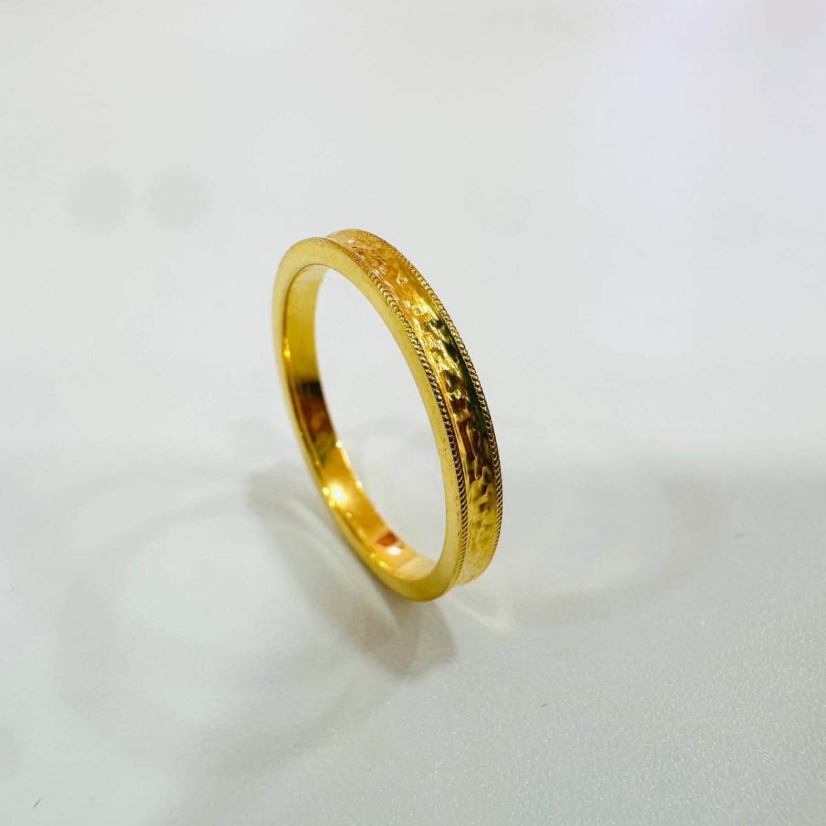 22k / 916 Gold Solid Crush Pinky Ring - Best Gold Shop 22k gold 22k gold ring 916 gold Rings