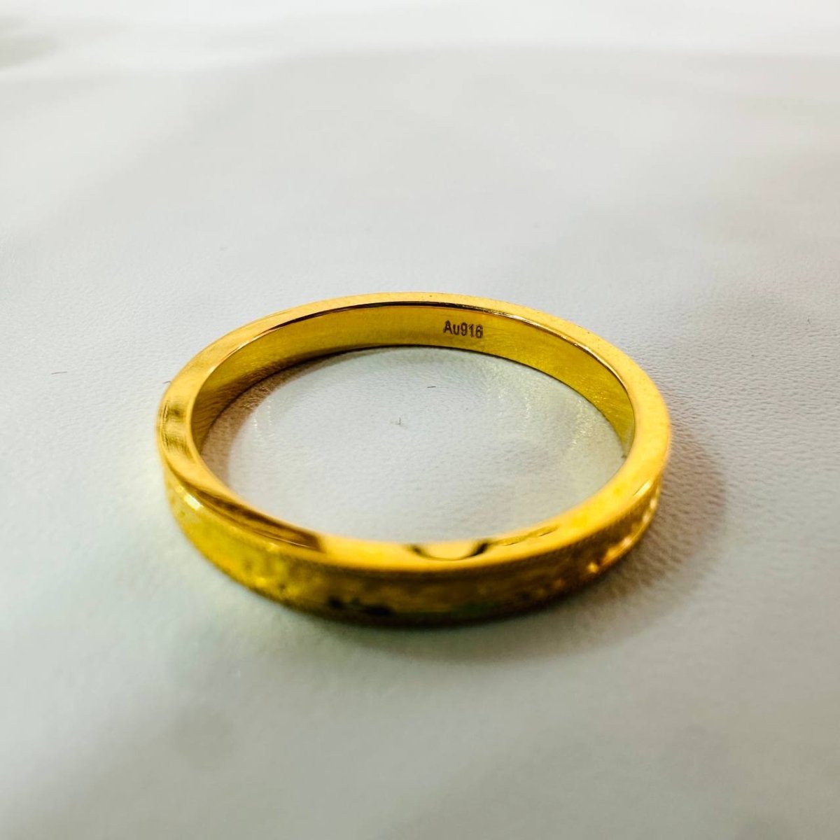 22k / 916 Gold Solid Crush Pinky Ring - Best Gold Shop 22k gold 22k gold ring 916 gold Rings