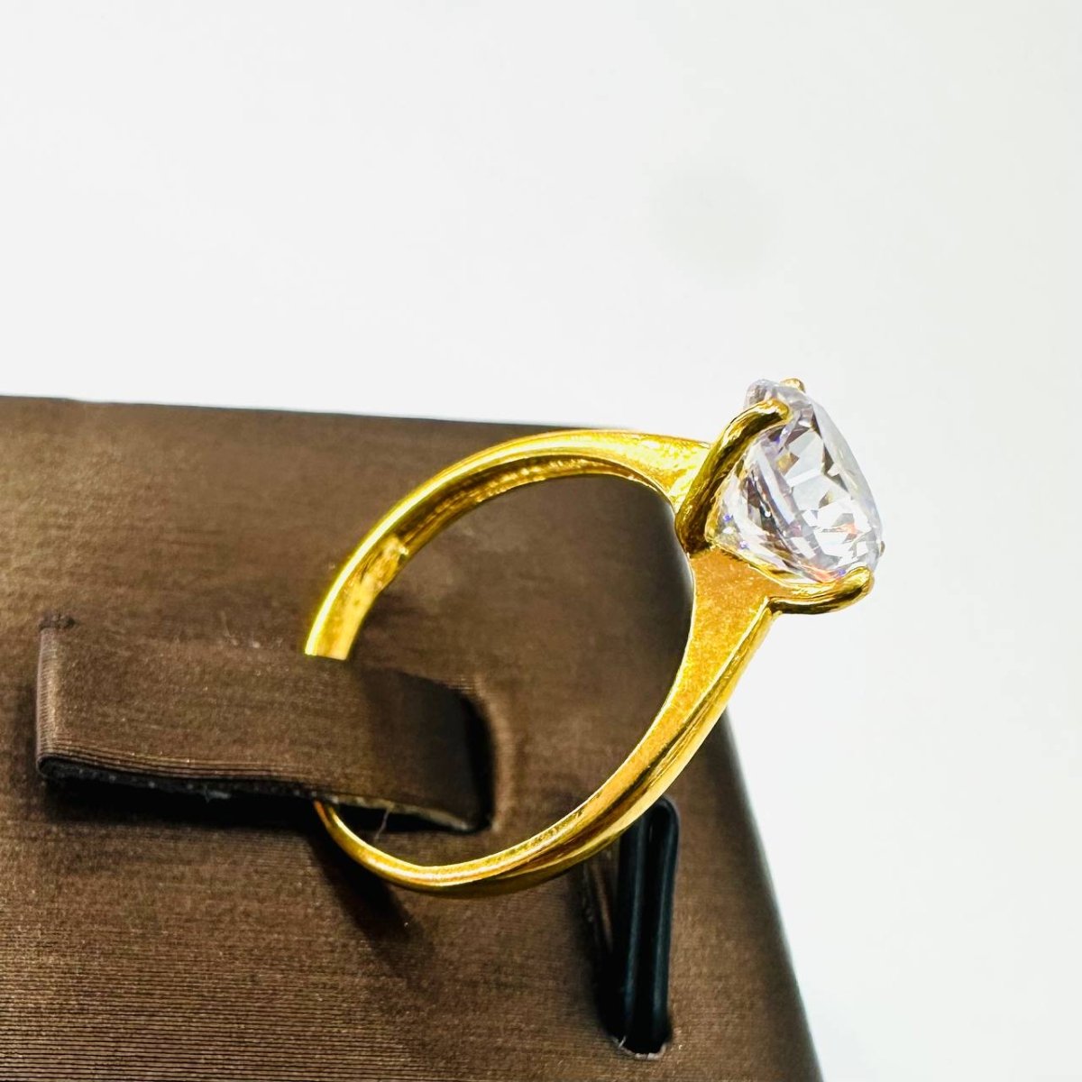 22k / 916 Gold Solitaire Rings Lab Grown Bold Design V3 - Best Gold Shop 22k gold 22k gold ring 916 gold Rings