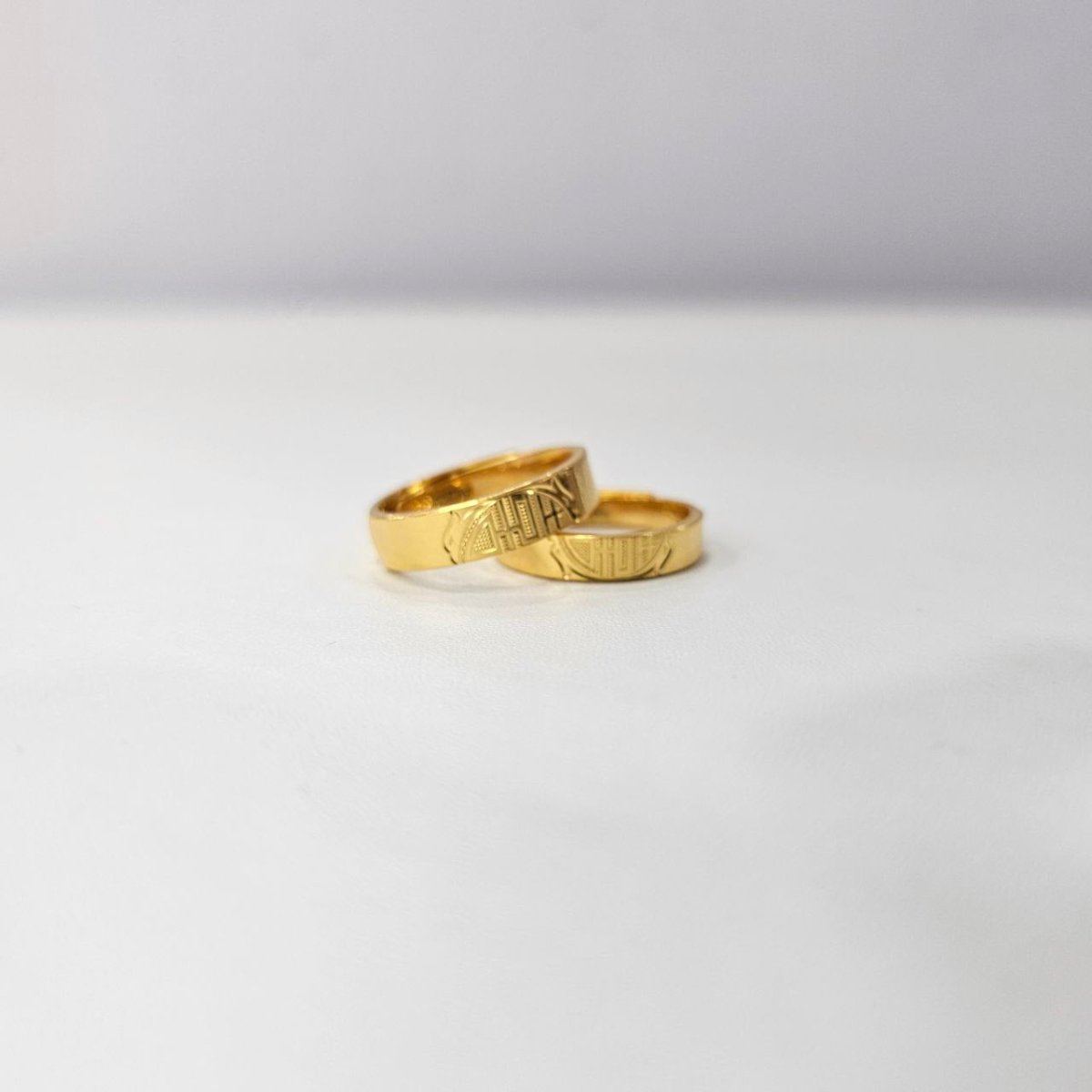 24k / 999 Gold Couple Ring V18 by Best Gold Shop - Best Gold Shop 24k gold 24k Gold Ring 999 gold Rings