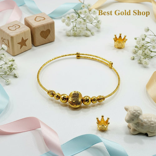 22 / 916 Gold Baby Bangle Slim design V1BraceletsBest Gold Shop