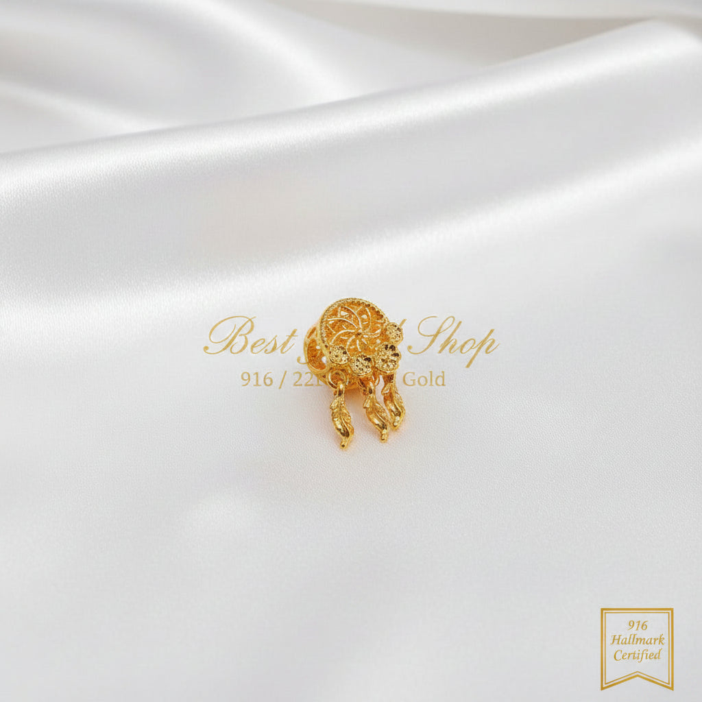 22K / 916 Gold Grand Pendants & Charms – 0.2g to 0.7g