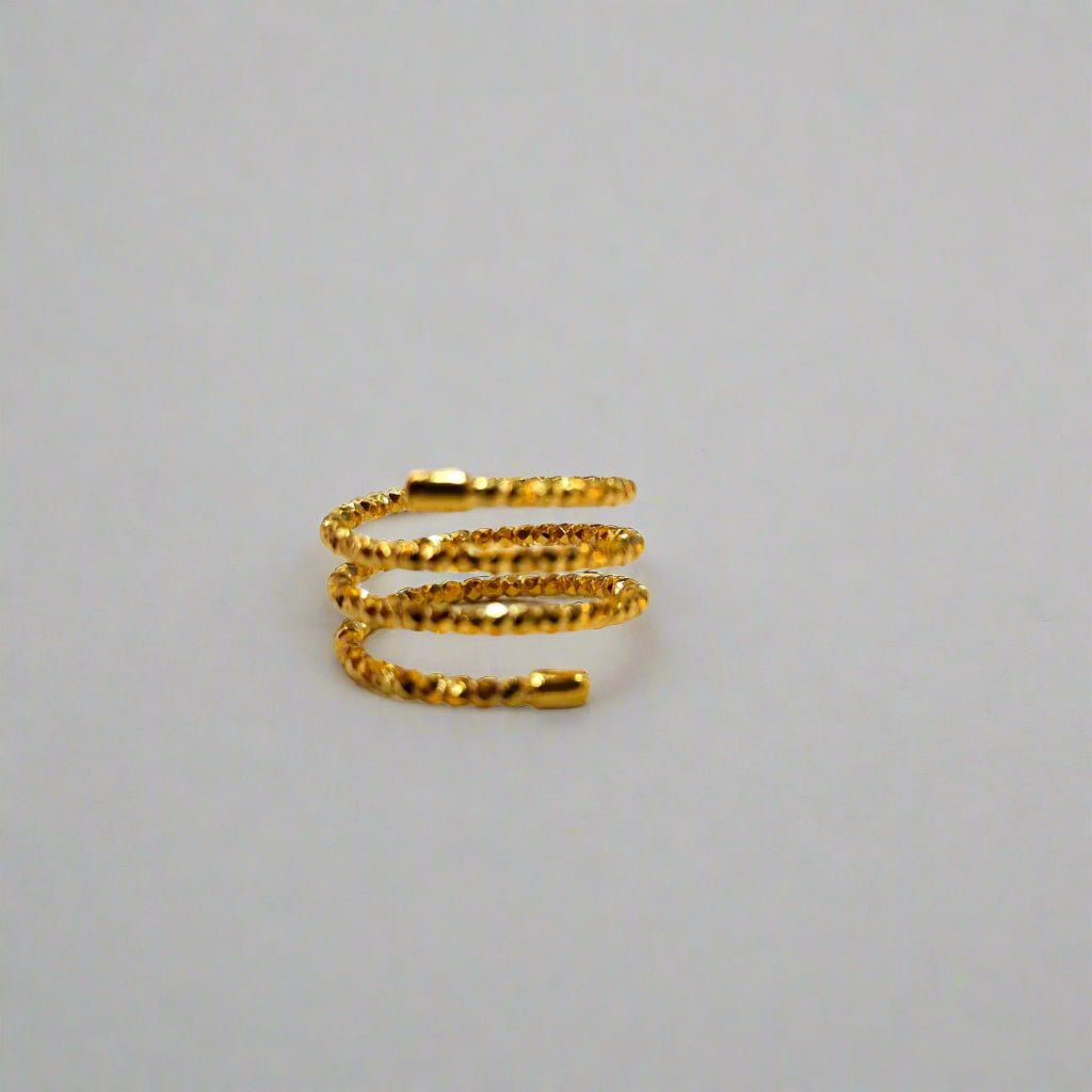 22k / 916 Gold 3 row bead Ring by Best Gold Shop - Best Gold Shop 22k gold 22k gold ring 916 gold Rings