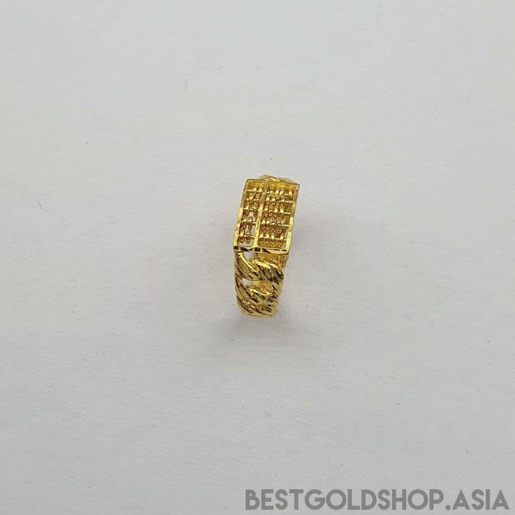 22k / 916 Gold Abacus Coco Ring - Best Gold Shop 22k gold 22k gold ring 916 gold 916 gold