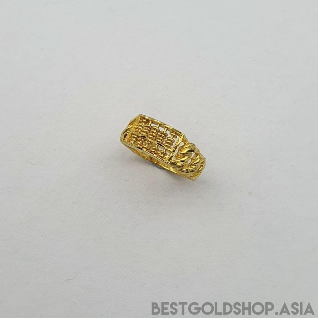 22k / 916 Gold Abacus Coco Ring - Best Gold Shop 22k gold 22k gold ring 916 gold 916 gold