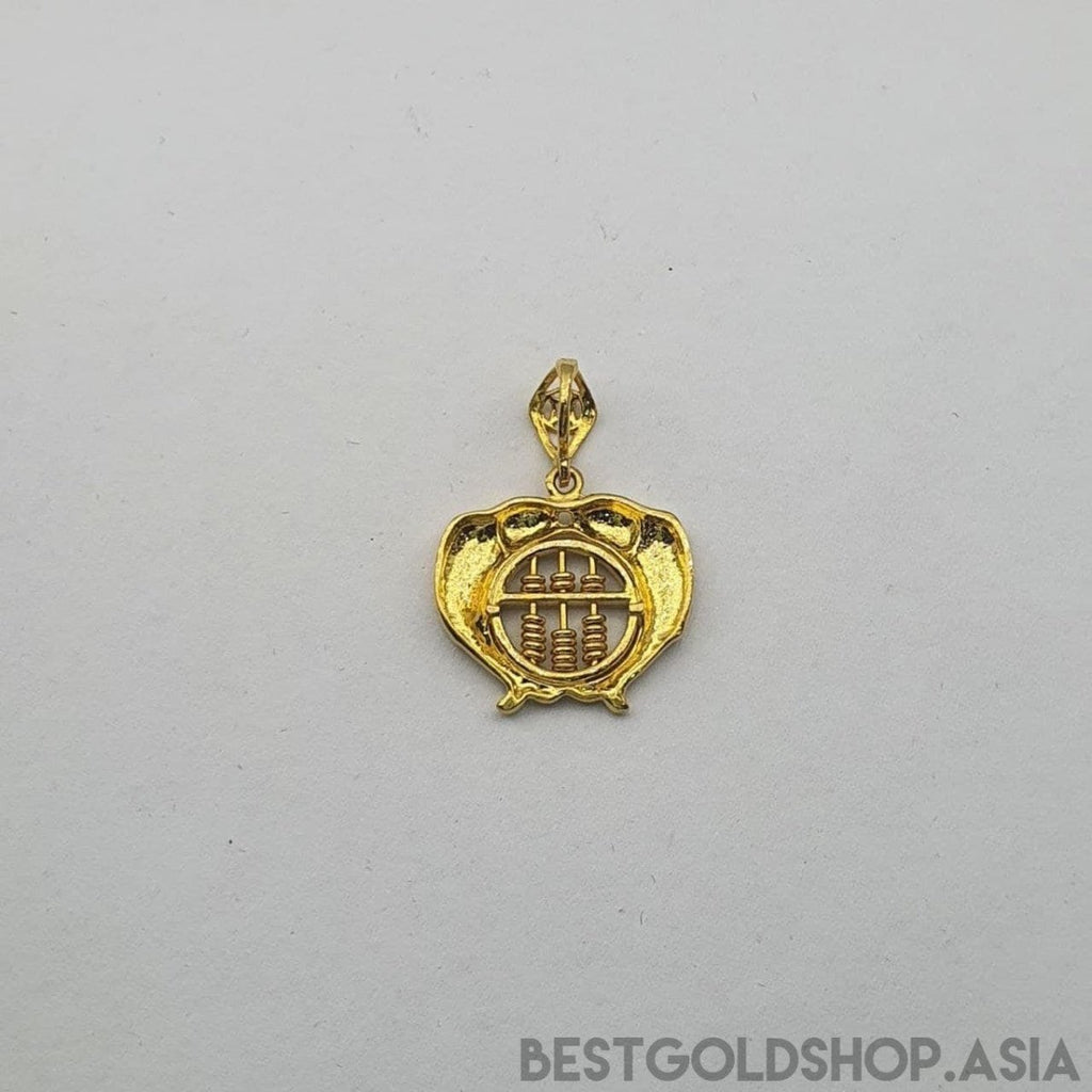 22k / 916 Gold Abacus Fish Pendant - Best Gold Shop 22k gold 22k gold pendant 916 gold 916 gold