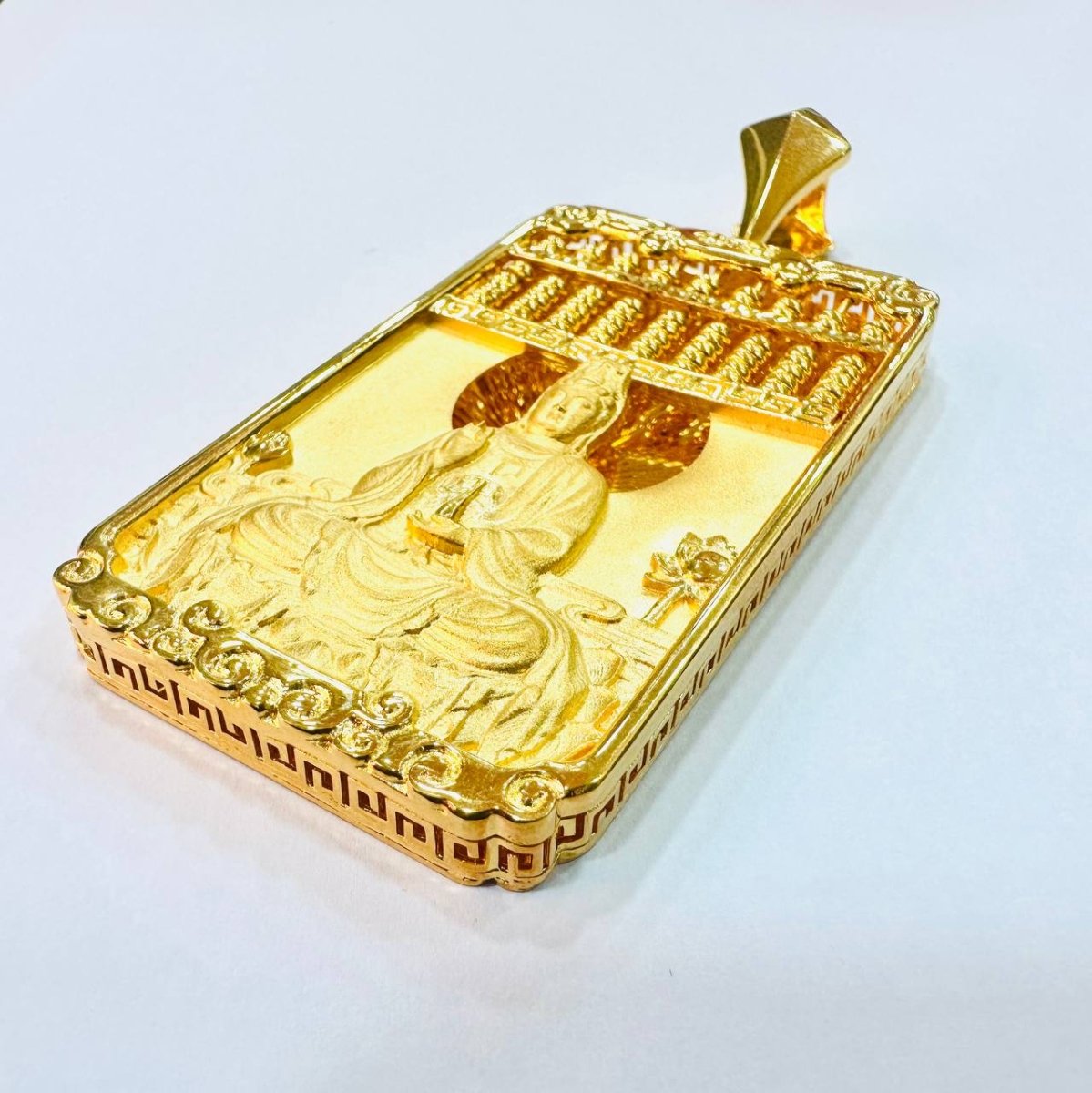 22k / 916 Gold Abacus Pendant with Design Big Size - Best Gold Shop 22k gold 22k gold pendant 916 gold 916 gold