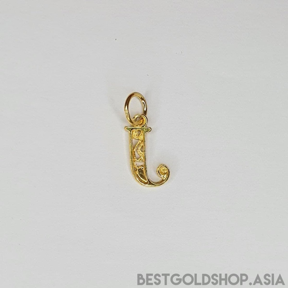 22k / 916 Gold Alphabert smooth polish pendant - Best Gold Shop 22k gold 22k gold pendant 916 gold 916 gold