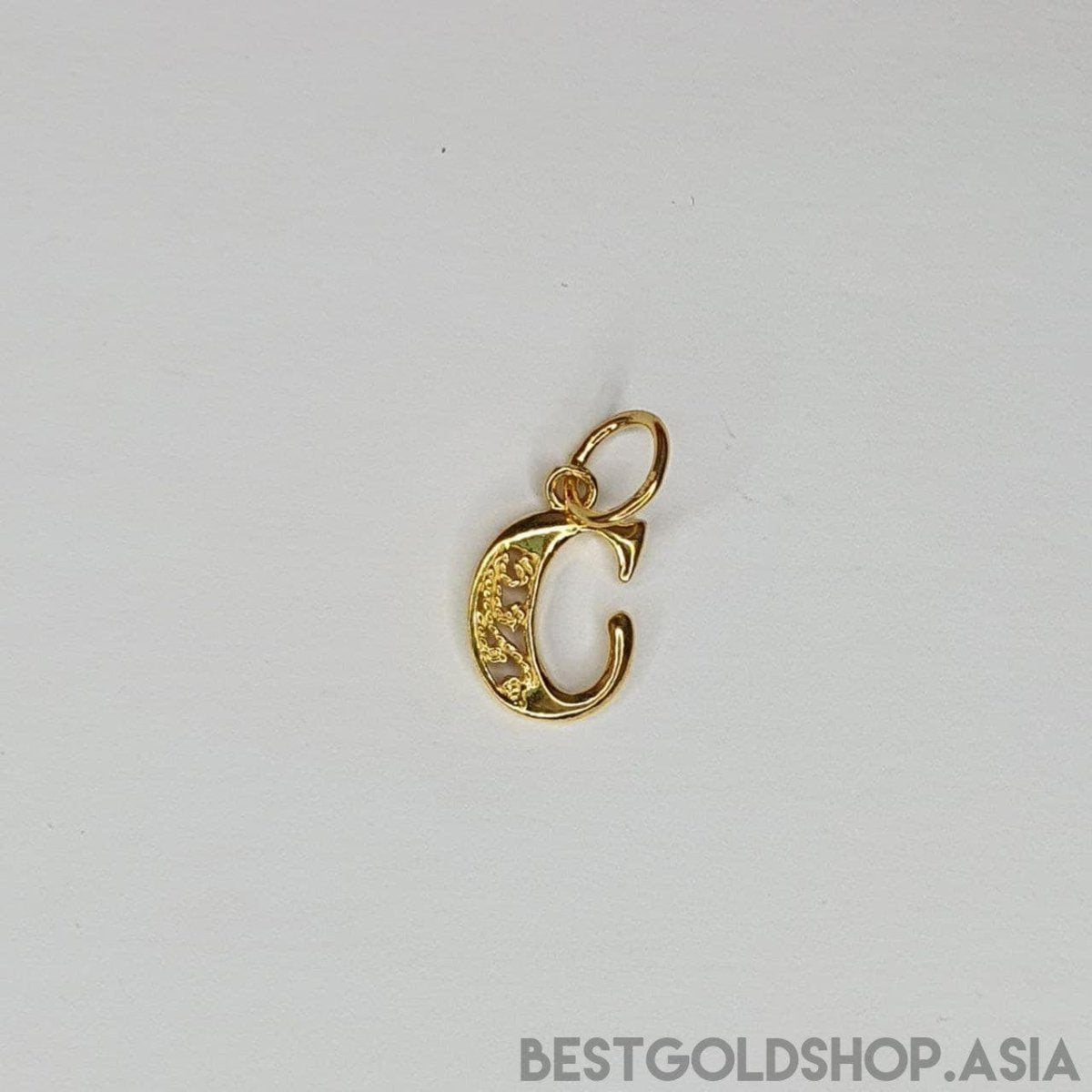 22k / 916 Gold Alphabert smooth polish pendant - Best Gold Shop 22k gold 22k gold pendant 916 gold 916 gold