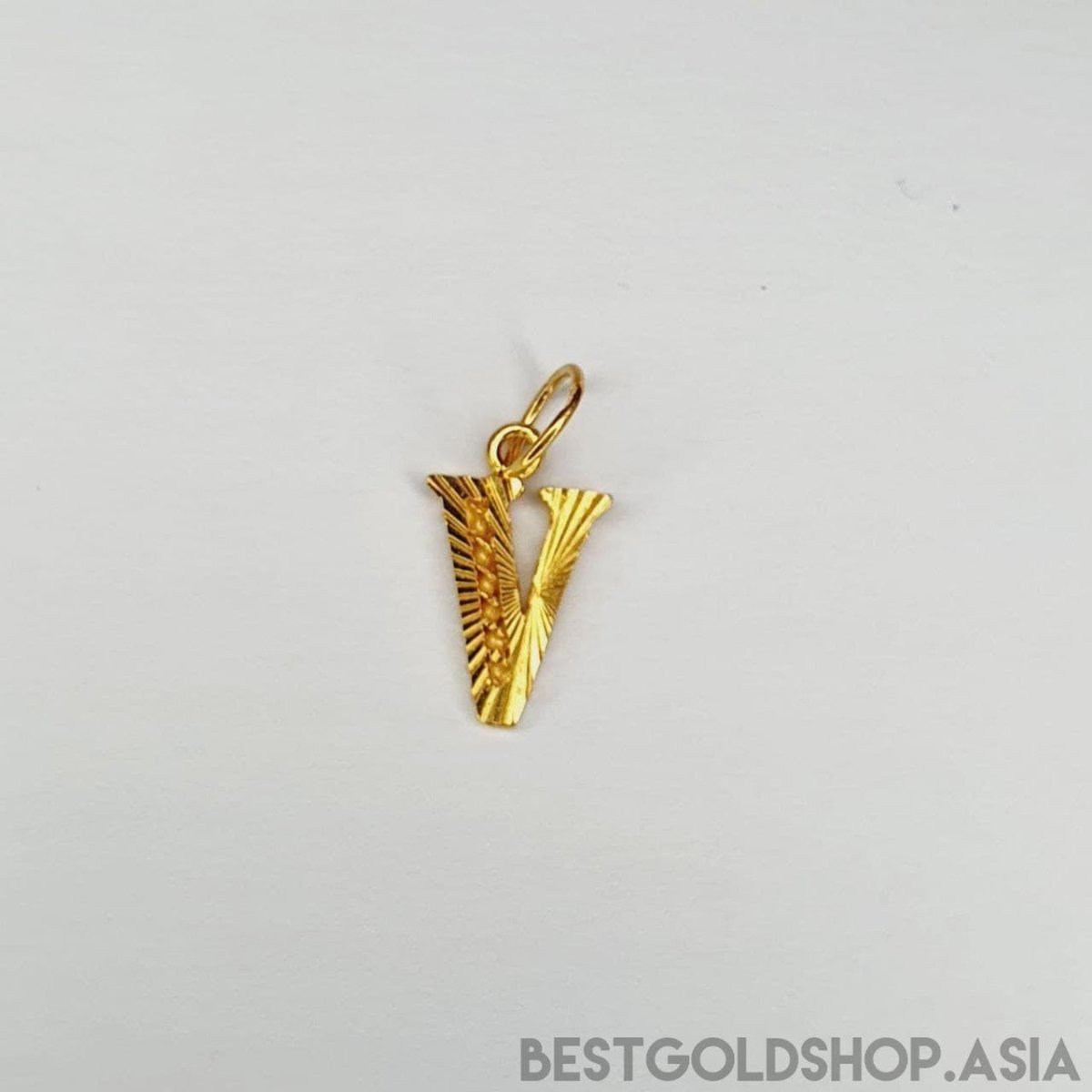 22k / 916 gold alphabet cutting design pendant - Best Gold Shop 22k gold 22k gold pendant 916 gold 916 gold