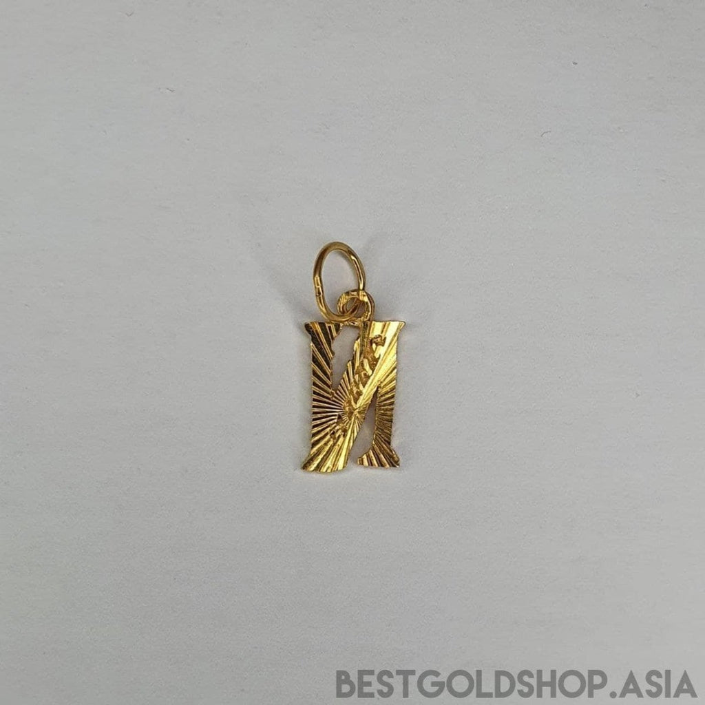 22k / 916 gold alphabet cutting design pendant - Best Gold Shop 22k gold 22k gold pendant 916 gold 916 gold