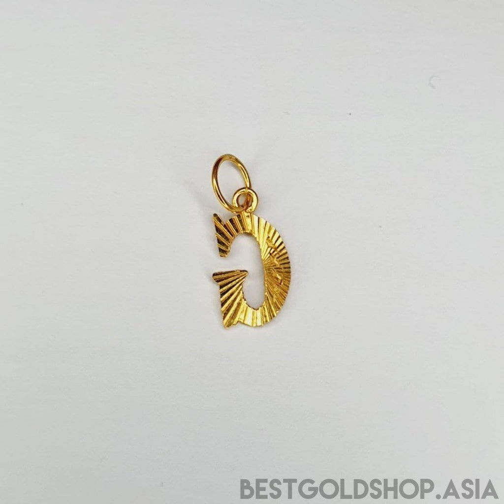 22k / 916 gold alphabet cutting design pendant - Best Gold Shop 22k gold 22k gold pendant 916 gold 916 gold