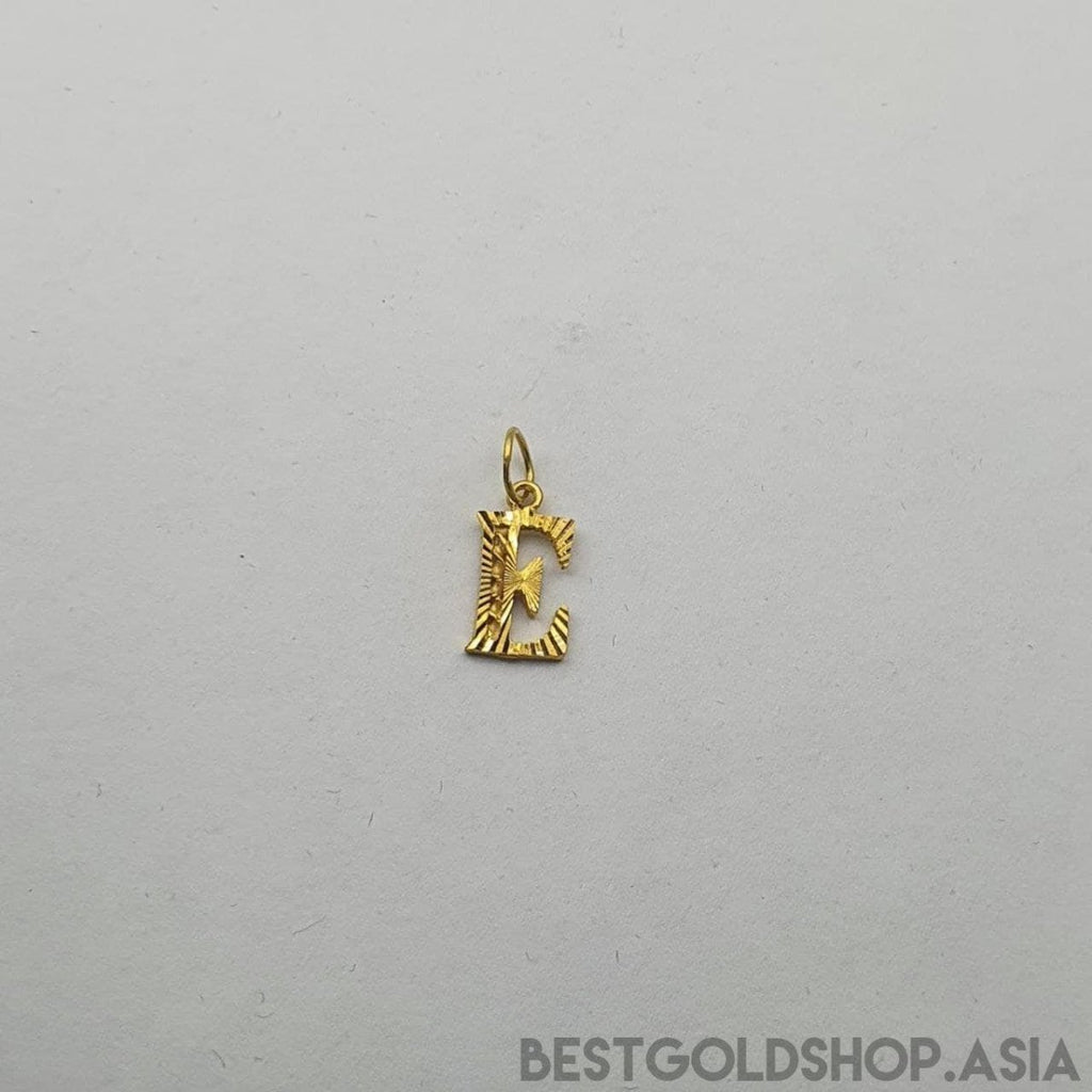 22k / 916 gold alphabet cutting design pendant - Best Gold Shop 22k gold 22k gold pendant 916 gold 916 gold