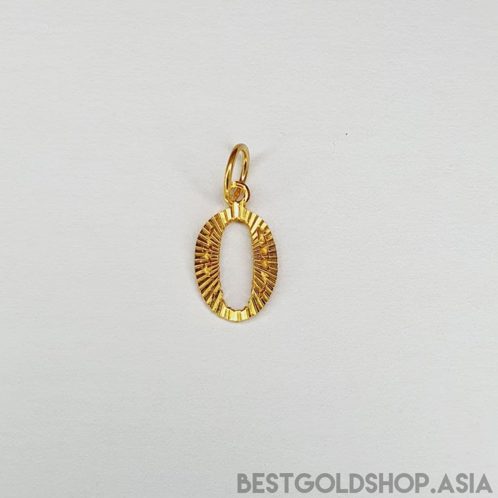 22k / 916 gold alphabet cutting design pendant - Best Gold Shop 22k gold 22k gold pendant 916 gold 916 gold