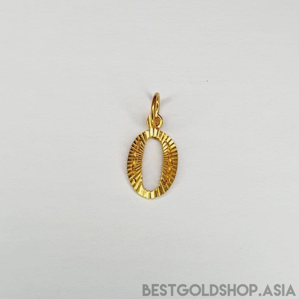 22k / 916 gold alphabet cutting design pendant - Best Gold Shop 22k gold 22k gold pendant 916 gold 916 gold