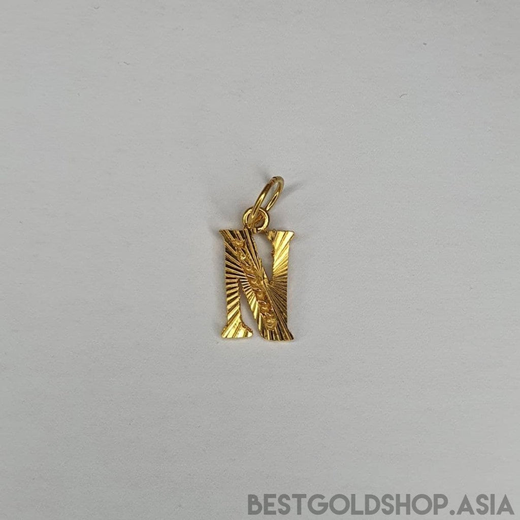 22k / 916 gold alphabet cutting design pendant - Best Gold Shop 22k gold 22k gold pendant 916 gold 916 gold