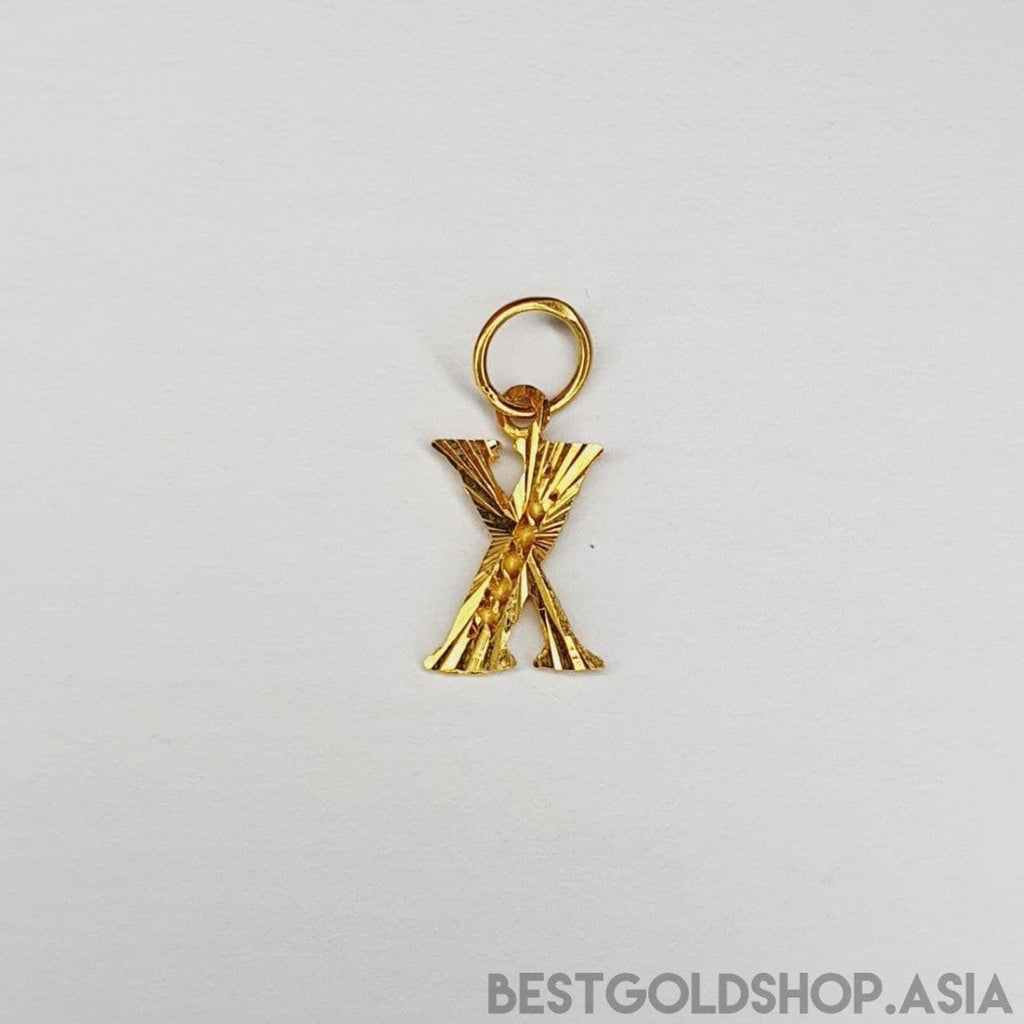 22k / 916 gold alphabet cutting design pendant - Best Gold Shop 22k gold 22k gold pendant 916 gold 916 gold