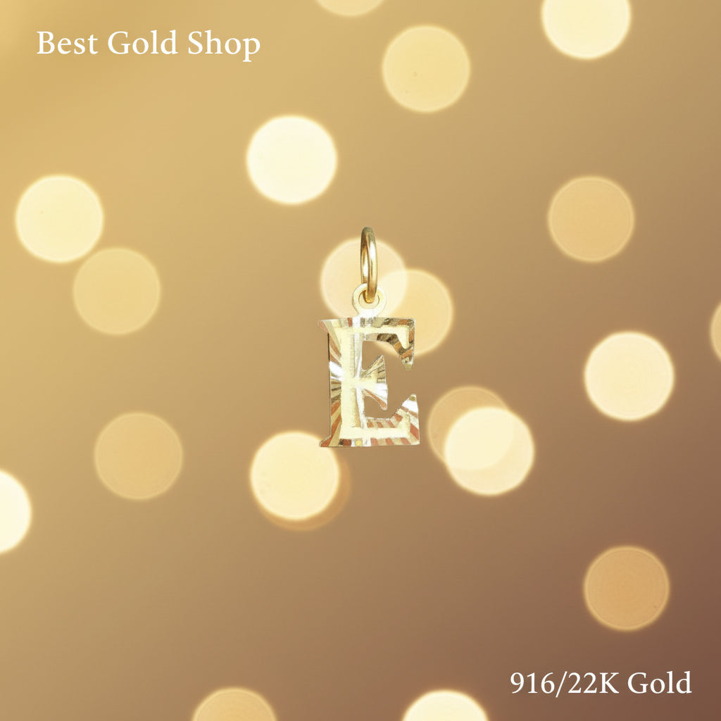 916 Gold Alphabet Pendant V3 by Best Gold ShopCharms & PendantsBest Gold Shop