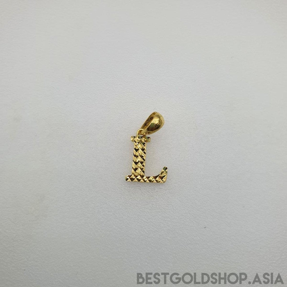 22k / 916 Gold Alphabet Pendant V4 - Best Gold Shop 22k gold 22k gold pendant 916 gold 916 gold