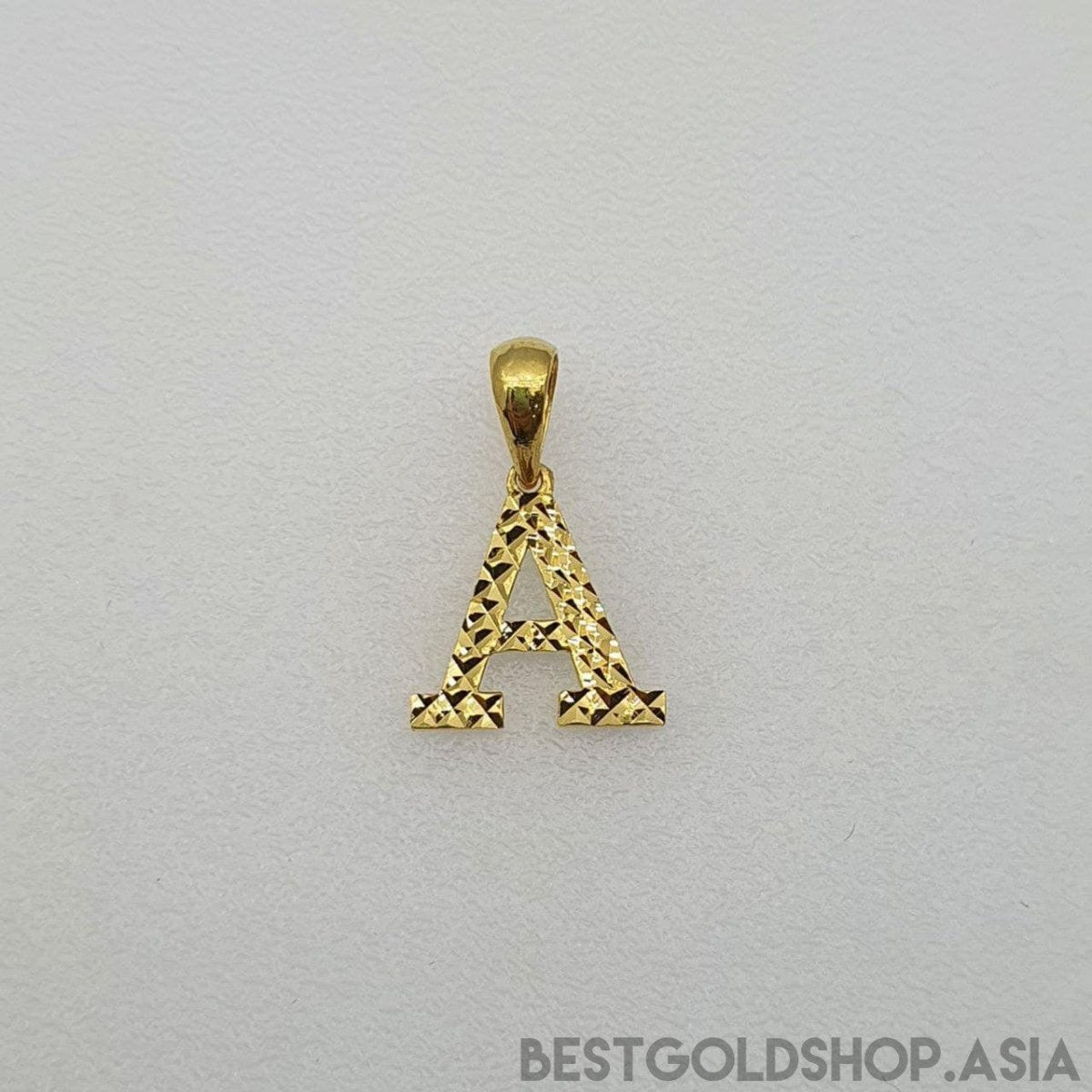 22k / 916 Gold Alphabet Pendant V4 - Best Gold Shop 22k gold 22k gold pendant 916 gold 916 gold