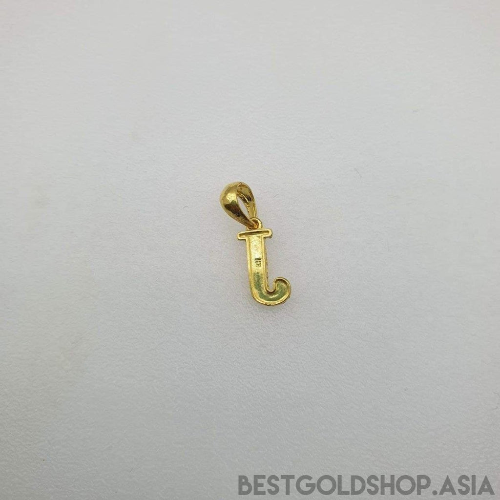 22k / 916 Gold Alphabet Pendant V4 - Best Gold Shop 22k gold 22k gold pendant 916 gold 916 gold