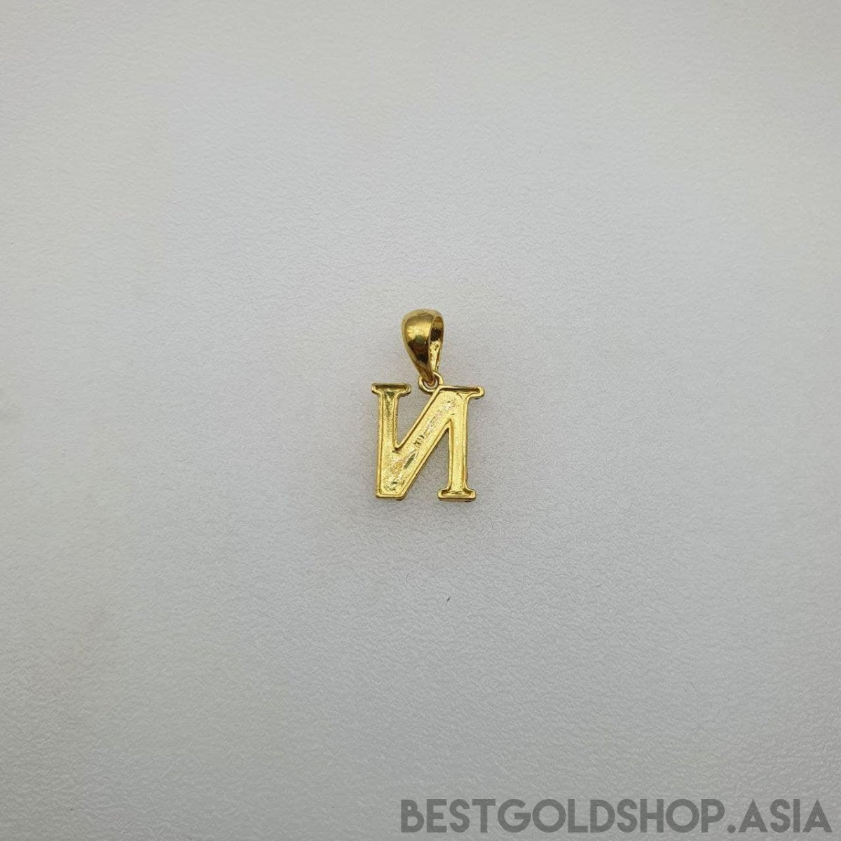 22k / 916 Gold Alphabet Pendant V4 - Best Gold Shop 22k gold 22k gold pendant 916 gold 916 gold