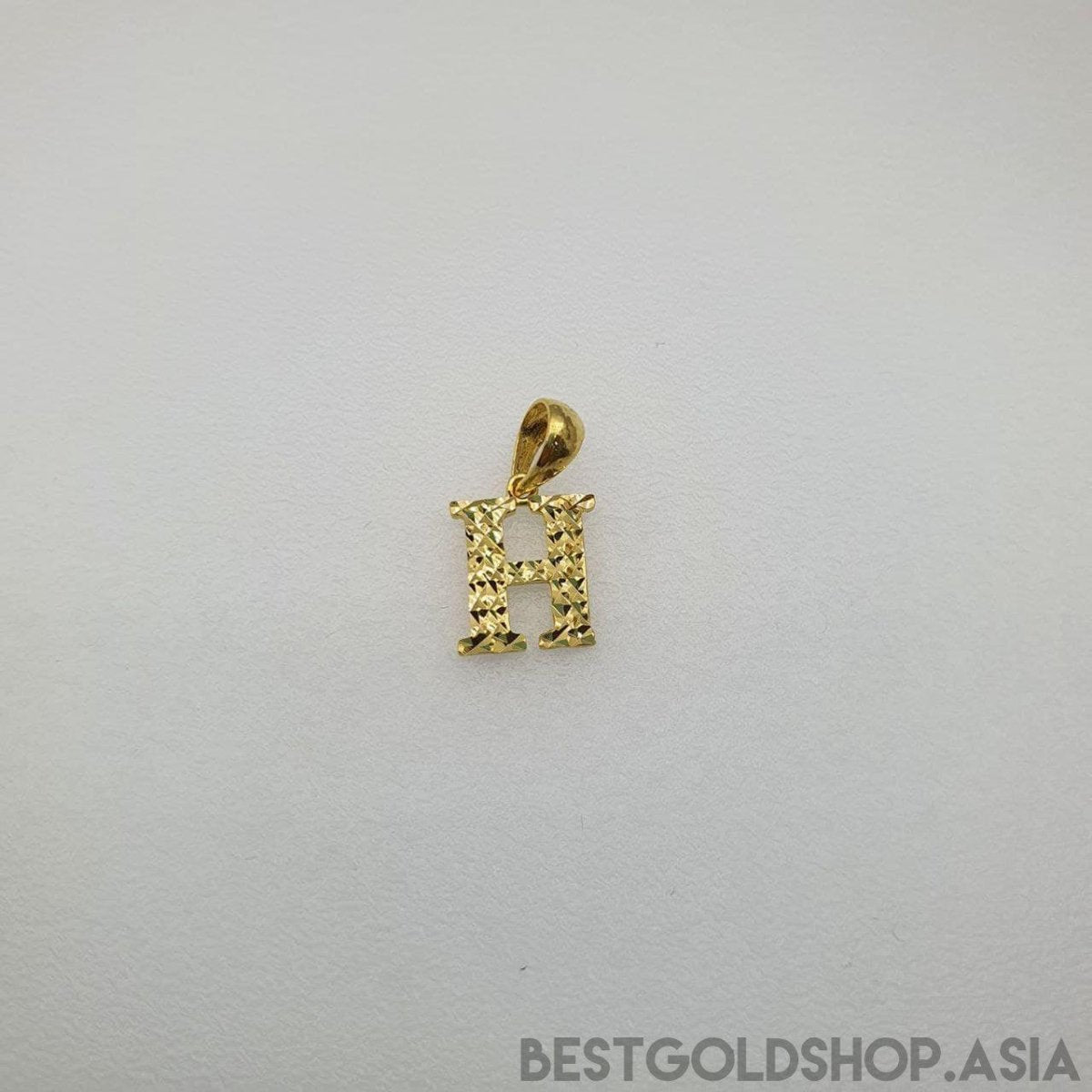 22k / 916 Gold Alphabet Pendant V4 - Best Gold Shop 22k gold 22k gold pendant 916 gold 916 gold