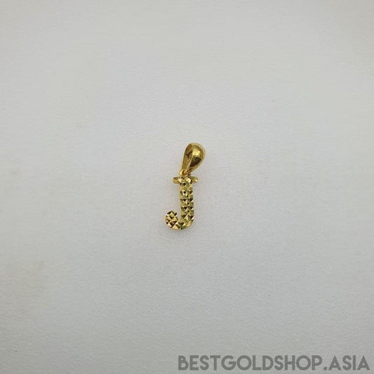 22k / 916 Gold Alphabet Pendant V4 - Best Gold Shop 22k gold 22k gold pendant 916 gold 916 gold