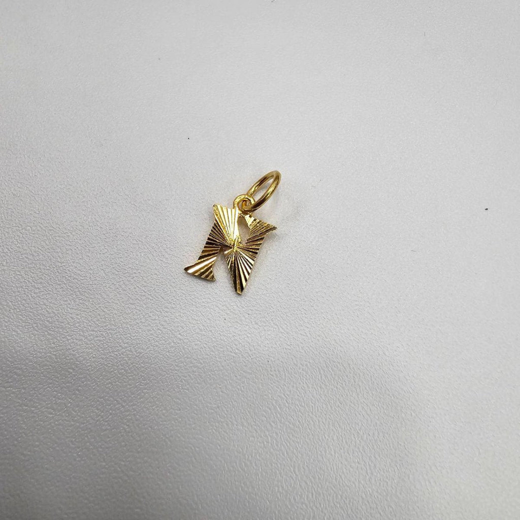 22k / 916 Gold Alphabet Pendant V9 By Singapore Best Gold Shop - Best Gold Shop 22k gold 22k gold pendant 916 gold Charms & Pendants