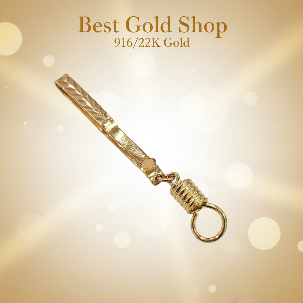 22k / 916 Gold Amulet Clip by Best Gold ShopCharms & PendantsBest Gold Shop