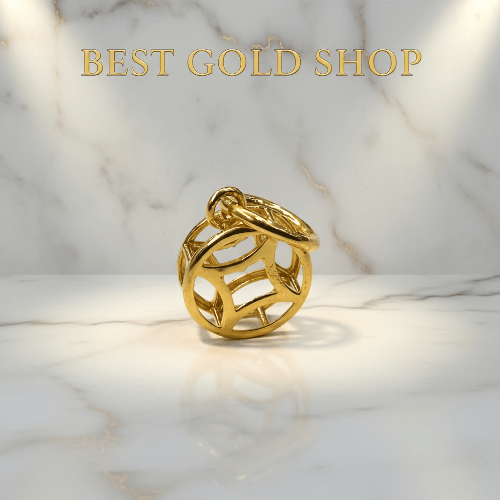22k / 916 Gold Ancient Coin Pendant