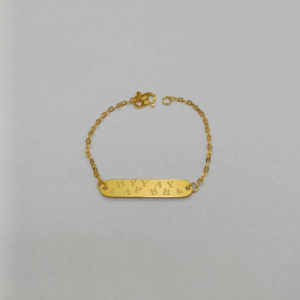 22k / 916 Gold Baby Bracelet - Best Gold Shop 22k gold 22k gold baby bracelet 916 gold Bracelets