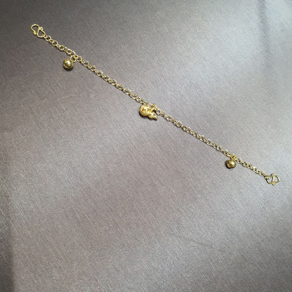 22k / 916 Gold Baby / Kids Anklet - Best Gold Shop 22k gold 22k Gold Baby Anklet 916 gold 916 gold