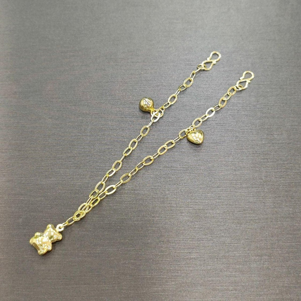 22k / 916 Gold Baby / Kids Anklet - Best Gold Shop 22k gold 22k Gold Baby Anklet 916 gold 916 gold