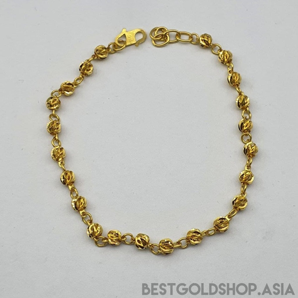 22k / 916 Gold ball bracelet V2 - Best Gold Shop 22k gold 22k gold bracelet 916 gold Bracelets