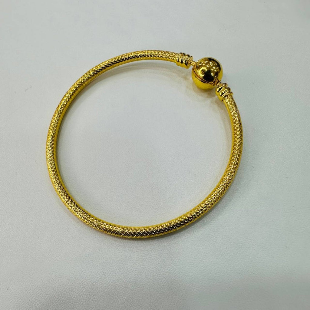 22k / 916 Gold Ball Cutting Bangle by Best Gold Shop - Best Gold Shop 22k gold 22k gold bangle 916 gold Bracelets