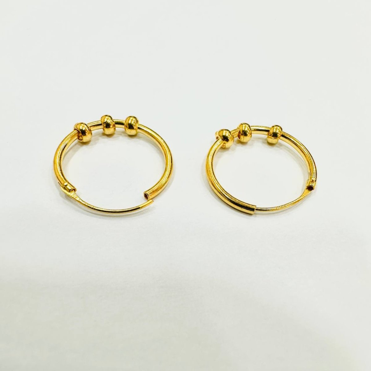 22k / 916 Gold Ball Loop Earring - Best Gold Shop 22k gold 22k gold earring 916 gold 916 gold