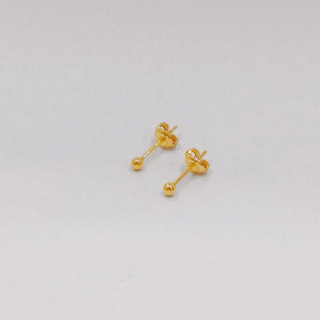 22k / 916 Gold Ball Stud Earring - Best Gold Shop 22k gold 22k gold earring 916 gold Earrings