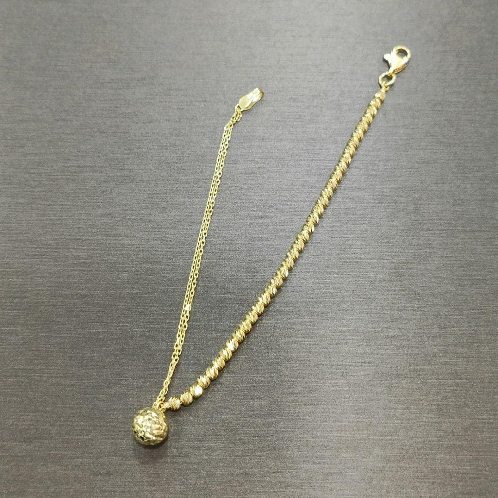 22k / 916 Gold Ball Wan Zi Dangling ball Bracelet - Best Gold Shop 22k gold 22k gold bracelet 916 gold 916 gold