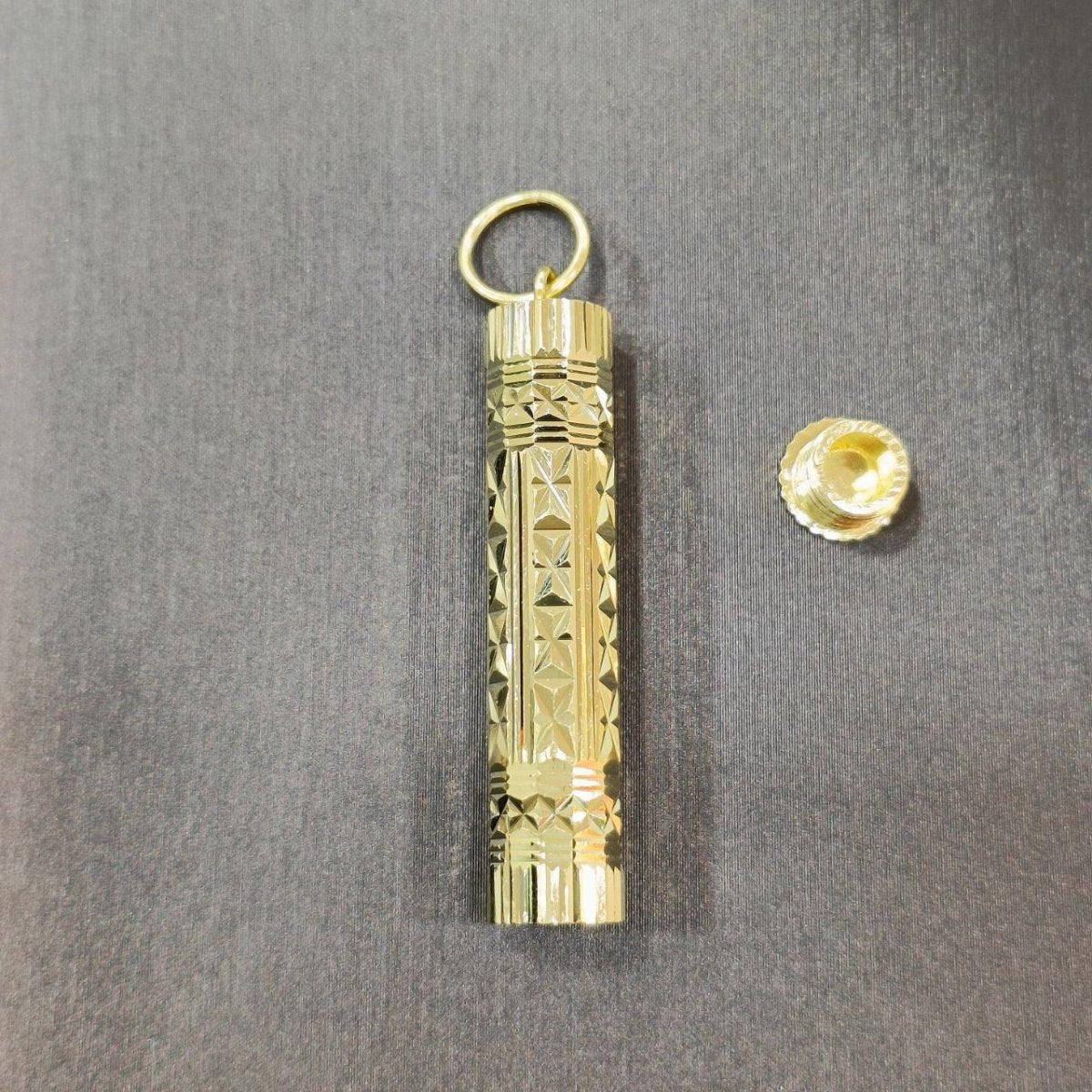 22k / 916 Gold Bamboo / Futong Pendant - Best Gold Shop 22k gold 22k gold pendant 916 gold Charms & Pendants