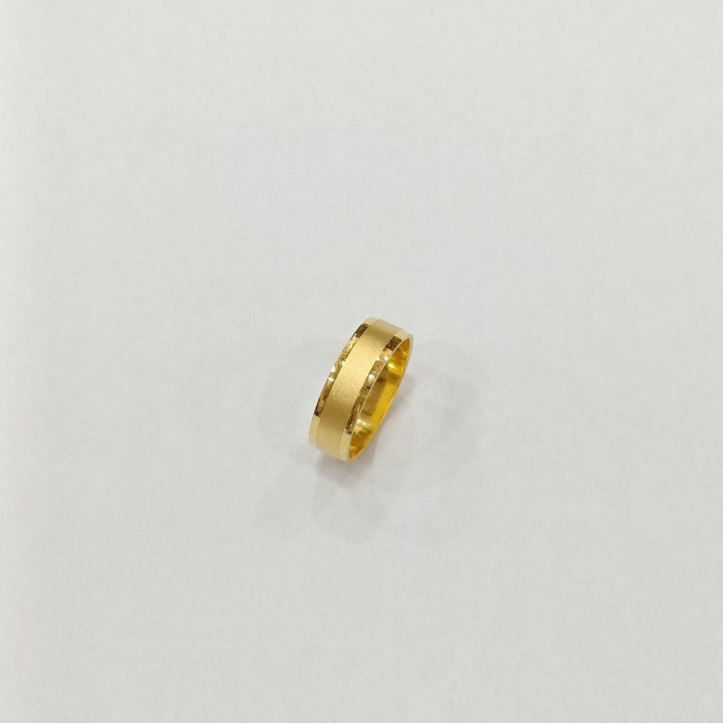 22k / 916 Gold Band Ring Matt Design - Best Gold Shop 22k gold 22k gold ring 916 gold 916 gold