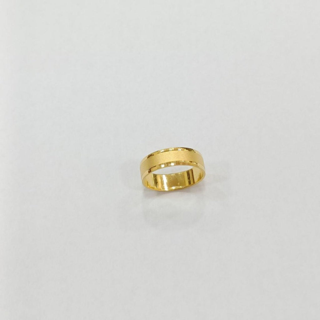 22k / 916 Gold Band Ring Matt Design - Best Gold Shop 22k gold 22k gold ring 916 gold 916 gold