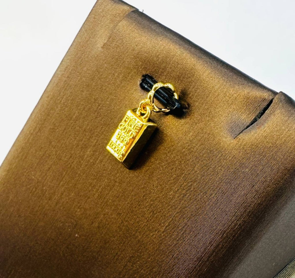 22K / 916 Gold Bar Pendant or Charm - Best Gold Shop 22k gold 22k Gold Charms 22k gold pendant Charms & Pendants