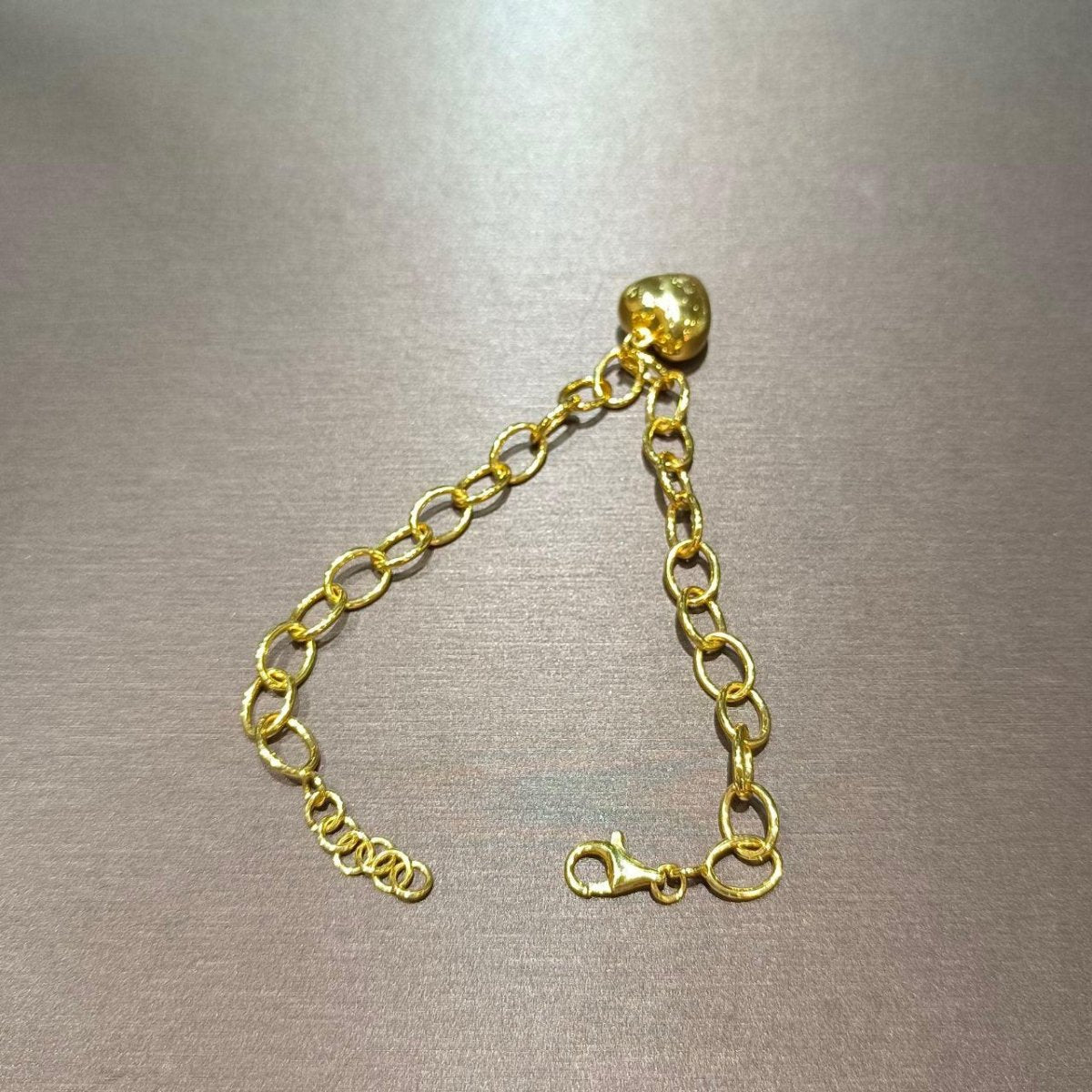 22k / 916 Gold Big heart Bracelet - Best Gold Shop 22k gold 22k gold bracelet 916 gold Bracelets